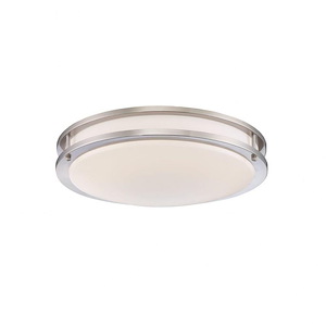 Warden - 20W 1 LED Medium Flush Mount - 16 Inches Wide by 4.25 Inches High