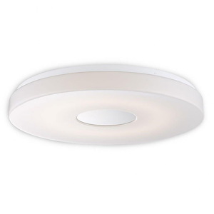 Circo - 37W 1 LED Large Flush Mount - 19 Inches Wide by 2.5 Inches High