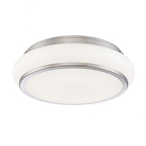 Muir - 28W 1 Led Large Flush Mount - 15 Inches Wide By 4.25 Inches High - 1146811