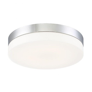 Koss - 18W 1 Led Large Flush Mount - 11 Inches Wide By 2.75 Inches High