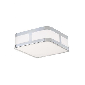 Flynn - 14W 1 Led Small Flush Mount - 8.75 Inches Wide By 3 Inches High