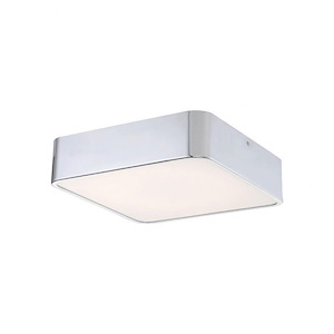 Bays - 20W 1 Led Medium Flush Mount - 11.88 Inches Wide By 3 Inches High
