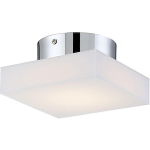 Evolve - 6W 3000K 1 Led Small Flush Mount - 6 Inches Wide By 3 Inches High