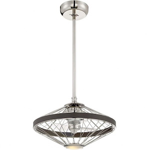 19.5 Inch Led Chandelier With Fan