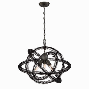 Orbita Chandelier 3 Light - 22.5 Inches Wide By 19.75 Inches High - 1212303
