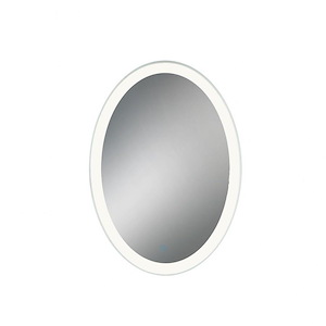 31W 1 Led Oval Edge-Lit Mirror - 25 Inches Wide By 35 Inches High