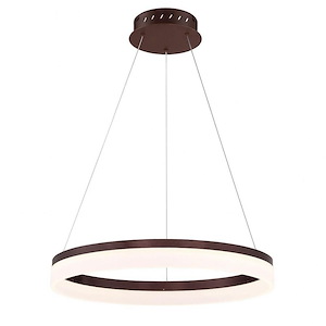 Minuta Medium Chandelier 1 Light - 23.25 Inches Wide by 2.75 Inches High - 651005