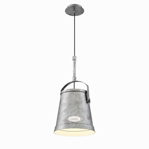 Turin - 1 Light Small Pendant - 11.5 Inches Wide By 23.25 Inches High - 1212454