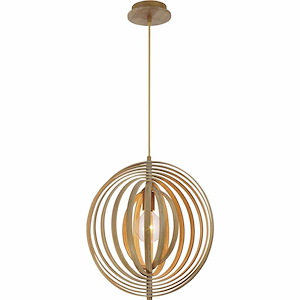 Abruzzo - 1 Light Small Pendant - 17 Inches Wide by 18 Inches High