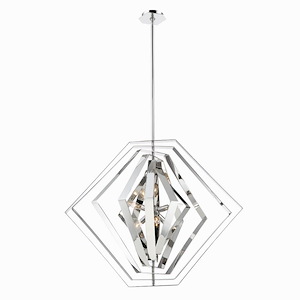 Downtown Chandelier 6 Light - 33 Inches Wide By 27.5 Inches High