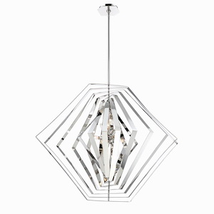 Downtown Chandelier 10 Light - 45 Inches Wide By 36.5 Inches High