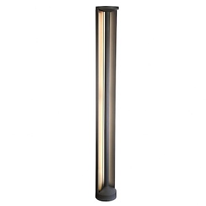 30W 1 Led Bollard - 6.31 Inches Wide By 55.13 Inches High