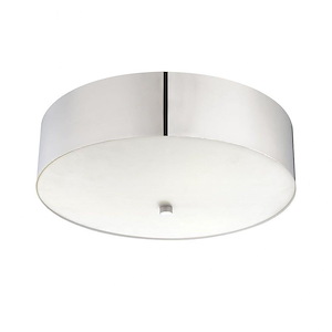 Element - 90W 3 LED Flush Mount - 16 Inches Wide by 4.5 Inches High