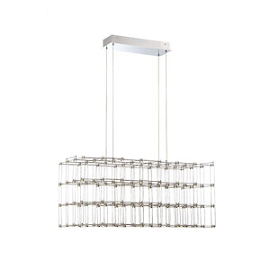 Linwood Rectangular Chandelier 128 Light - 14.25 Inches Wide By 14.5 Inches High