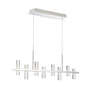 Netto Linear Chandelier 8 Light - 3.25 Inches Wide By 13.25 Inches High - 1212621