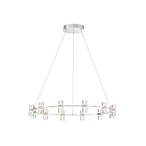 Netto Round Chandelier 12 Light - 32.75 Inches Wide By 4 Inches High - 1212424