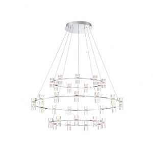 Netto Round Chandelier 33 Light - 40.5 Inches Wide By 4 Inches High