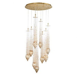 Cascata Chandelier 7 Light - 36 Inches Wide By 42 Inches High - 1212612