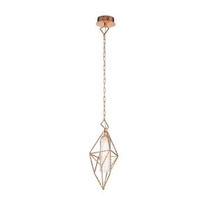 Verdino - 5W 1 Led Small Pendant - 9 Inches Wide By 19 Inches High