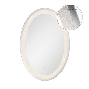 31W 1 Led Oval Back-Lit Mirror - 21.75 Inches Wide - 1212245
