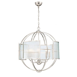 Manilow Chandelier 8 Light - 25.5 Inches Wide by 29 Inches High