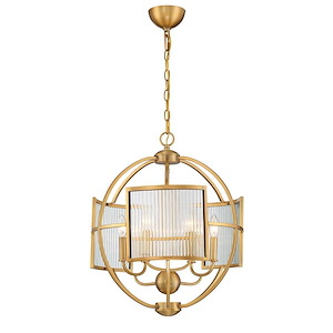 Manilow Chandelier 6 Light - 19 Inches Wide by 23 Inches High