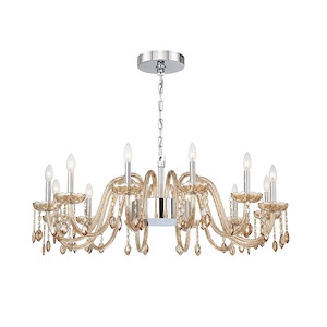 Ferrero Chandelier 2 Light - 42 Inches Wide by 15 Inches High - 702329