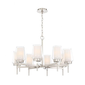 Manchester Chandelier 8 Light - 30 Inches Wide by 18 Inches High
