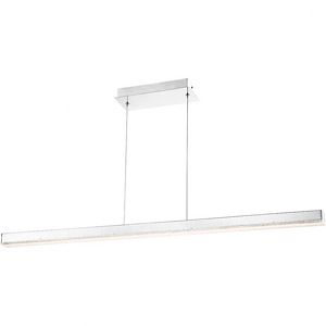 Santi Linear Chandelier 1 Light - 2 Inches Wide By 2 Inches High