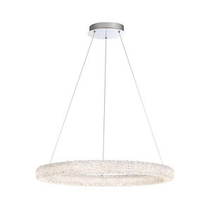 Sassi Round Chandelier 1 Light - 27 Inches Wide By 2.5 Inches High - 1212257
