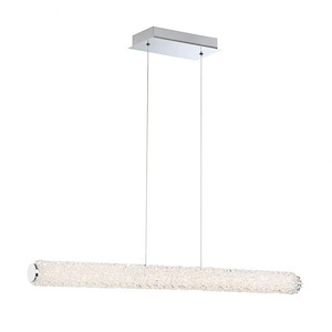 Sassi Linear Chandelier 1 Light - 2.5 Inches Wide By 2.5 Inches High