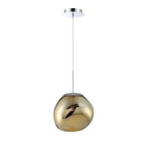 Bankwell - 1 Light Pendant - 10.5 Inches Wide by 12.5 Inches High