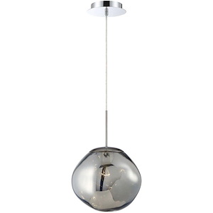 Bankwell - 1 Light Pendant - 10.5 Inches Wide by 12.5 Inches High