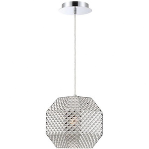 Catalda - 1 Light Pendant - 9 Inches Wide by 11 Inches High