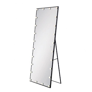65 Inch 336W 24 Led Rectangular Freestanding Hollywood Style Mirror