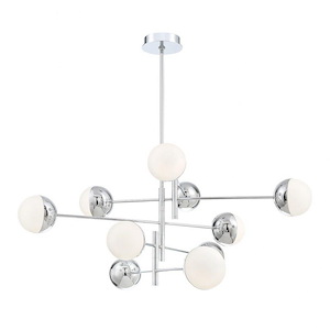 Fairmount Chandelier 10 Light - 49.75 Inches Wide by 21 Inches High