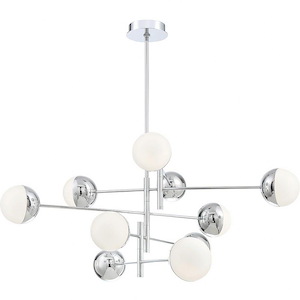 Fairmount Chandelier 10 Light - 49.75 Inches Wide by 21 Inches High