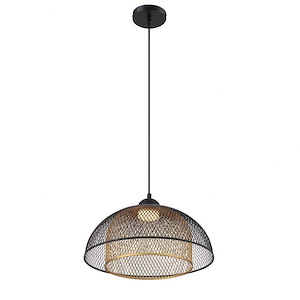 Kenmore - 16 Inch 4.5W 1 Led Pendant