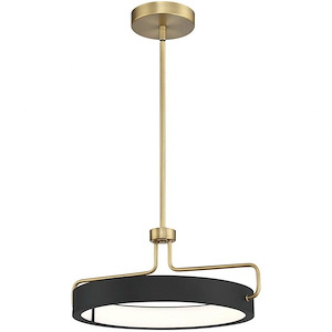 Pemberton - 18 Inch 23W 1 LED Convertible Pendant