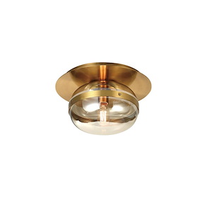 Nottingham - 1 Light Small Flush Mount - 10 Inches Wide By 6.5 Inches High