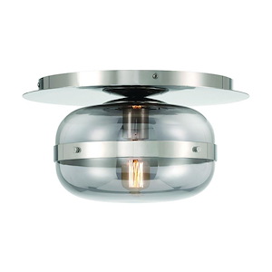 Nottingham - 1 Light Flush Mount-7.5 Inches Tall and 10 Inches Wide - 1334805