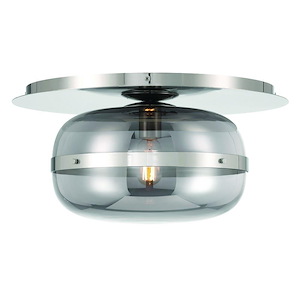 Nottingham - 1 Light Flush Mount-9.75 Inches Tall and 13.75 Inches Wide - 1334806