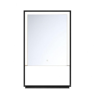 20 Inch 23.4W 1 Led Small Rectangular Mirror With Built-In Shelf