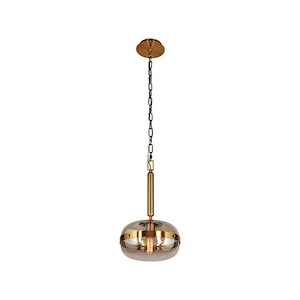 Nottingham - 1 Light Small Pendant - 10 Inches Wide By 17.5 Inches High - 1212561