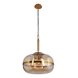 Nottingham - 3 Light Large Pendant - 19.75 Inches Wide By 24.25 Inches High