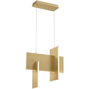 Coburg - 35W 1 LED Pendant In Modern and Contemporary Style-19.25 Inches Tall and 8 Inches Wide