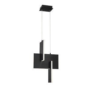 Coburg - 29W 1 LED Pendant In Modern and Contemporary Style-23 Inches Tall and 8 Inches Wide