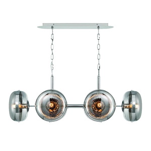 Nottingham - 6 Light Chandelier-17.5 Inches Tall and 21 Inches Wide - 1334813