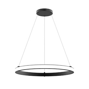 Mucci - 52W 1 Led Small Outward Pendant In Transitional Style - 32 Inches Wide By 2 Inches High