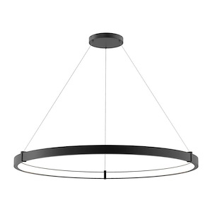 Mucci - 73W 1 Led Medium Inward Pendant In Transitional Style - 48 Inches Wide By 2 Inches High